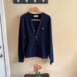 Navy blue vintage Izod.